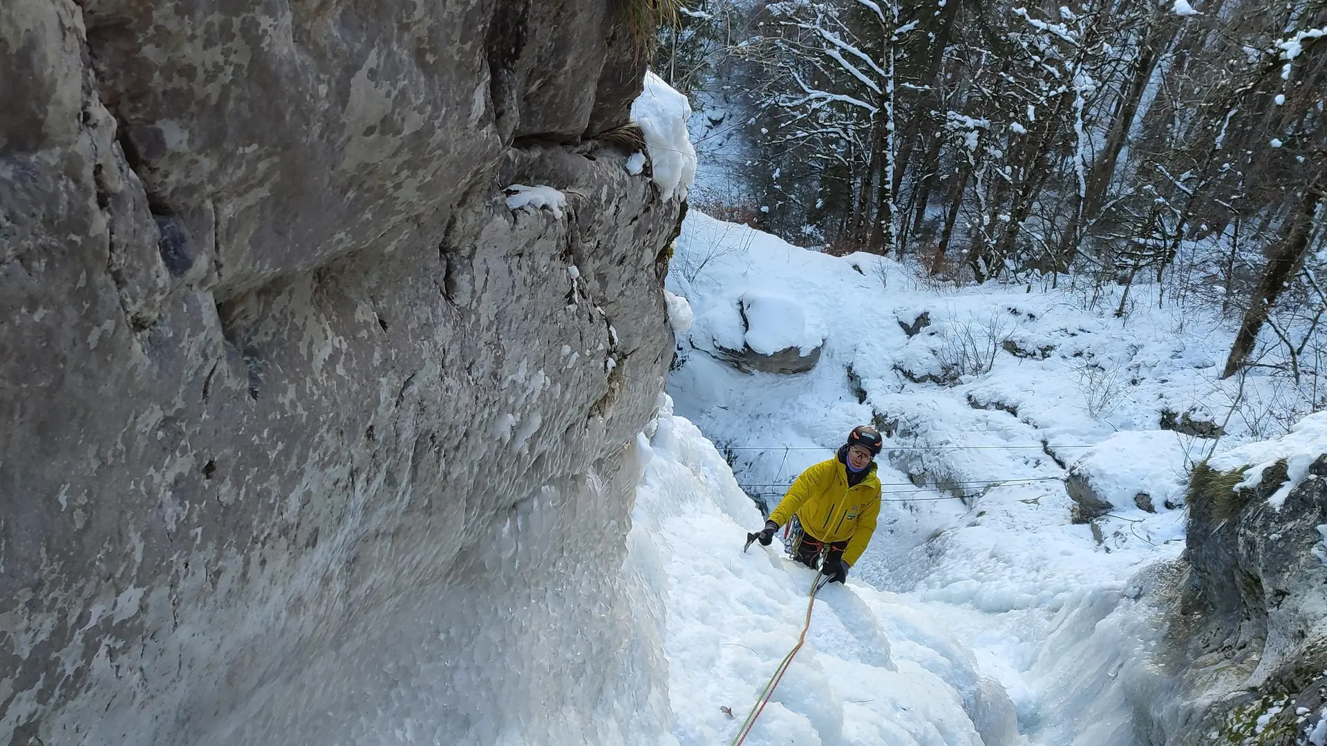 Activité encadrée cascade de glace