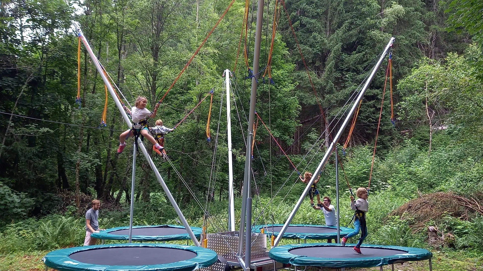 Trampolines élastiques à partir de 15kg