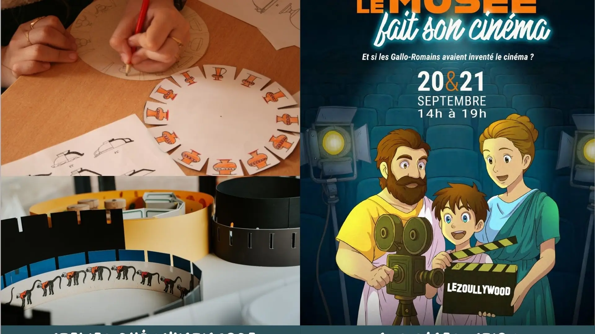 Atelier créatif de précinéma  - Journées européennes du patrimoine_Lezoux