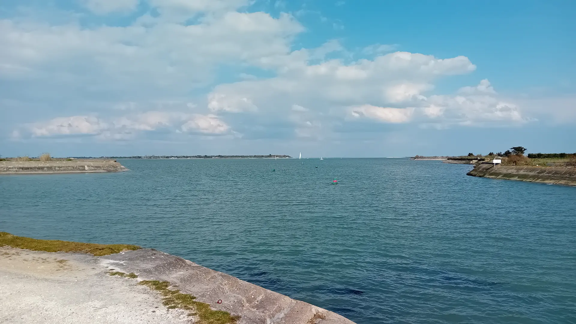 Fier d'Ars visto desde la punta del puerto de Ars-en-Ré