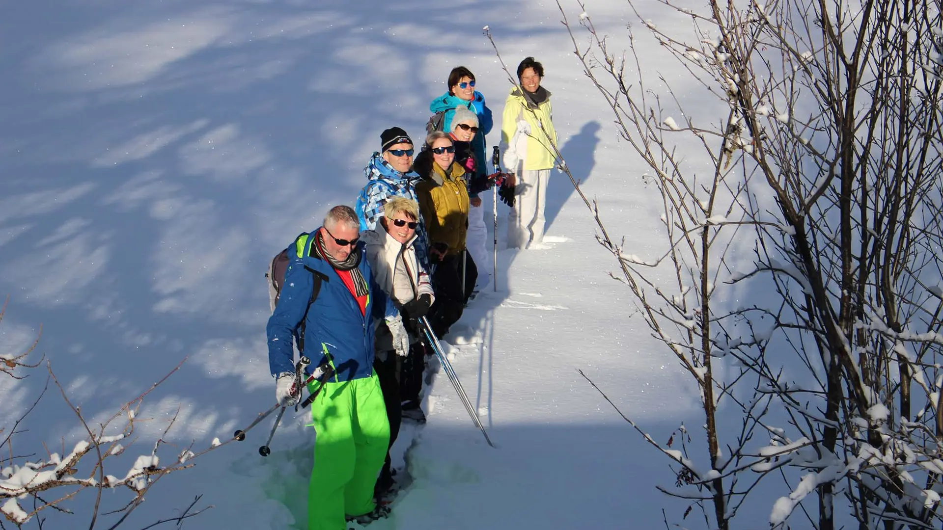 Raquettes avec Maïté