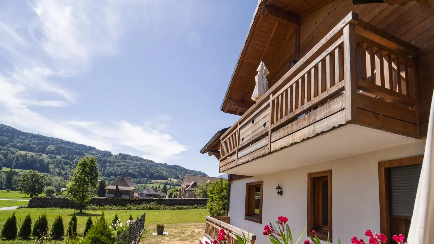 Balcon du gîte