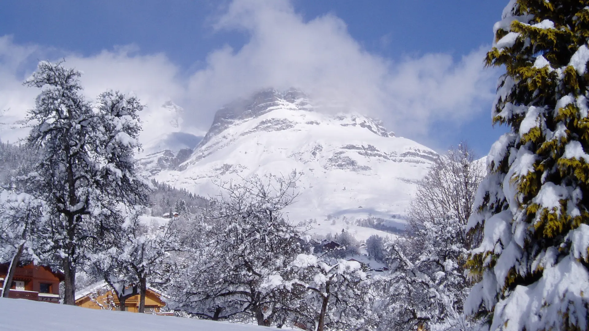 vue Quatre Têtes en hiver