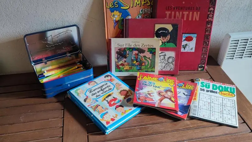 petit coin pour les enfants.