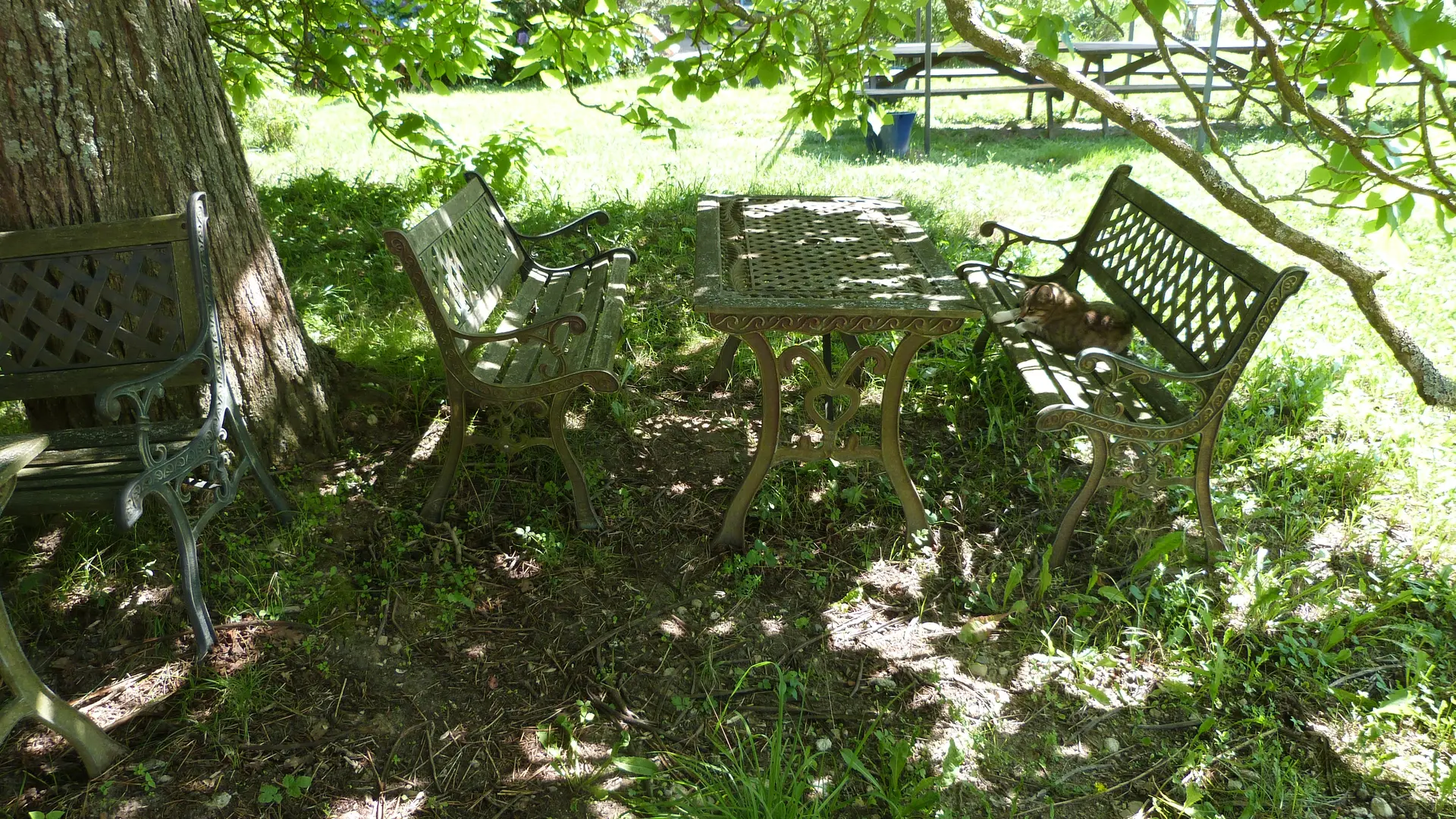 Le salon de jardin
