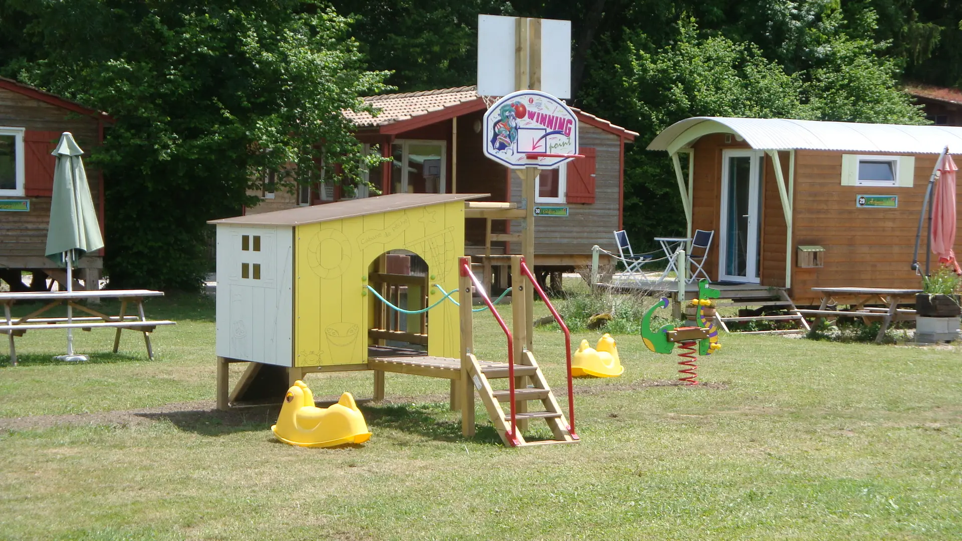 Camping de locatifs à Excenevex