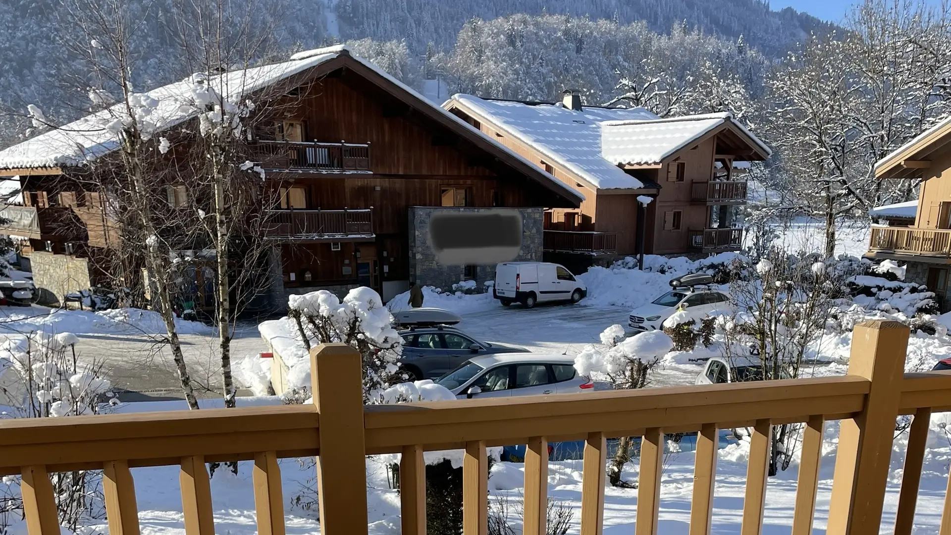 vue du balcon exposé sud