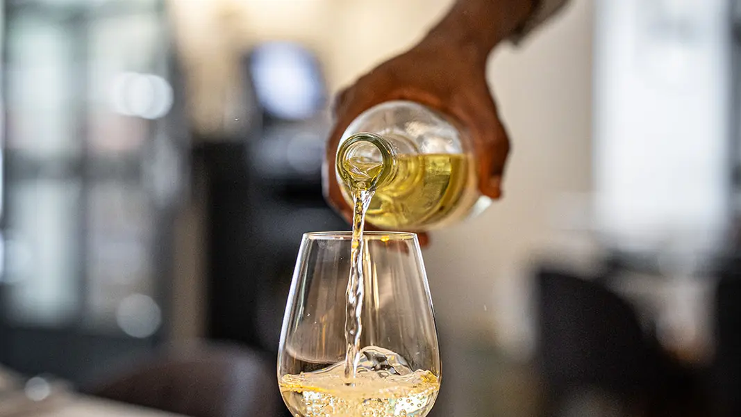 Verre de vin blanc