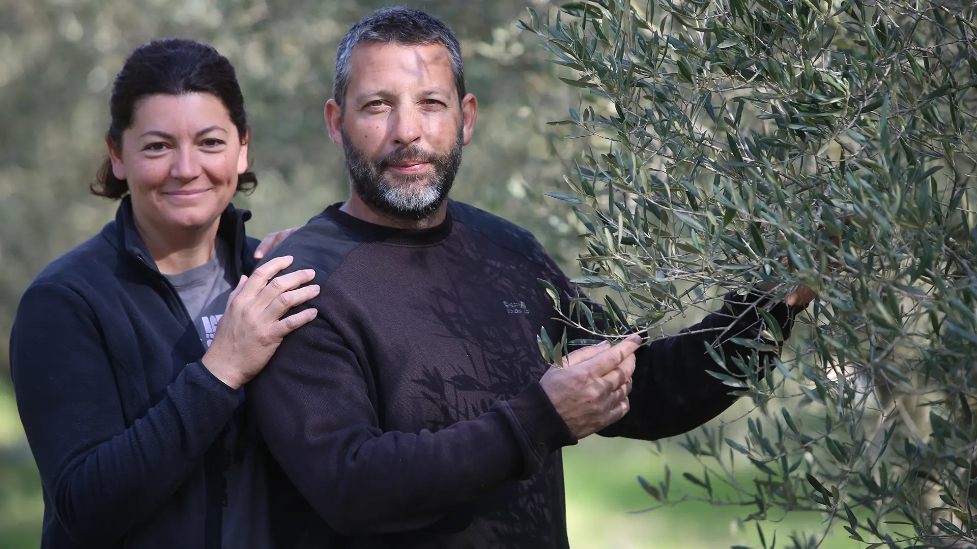 Samuel et laurence Navarro, domaine saint veran entressen