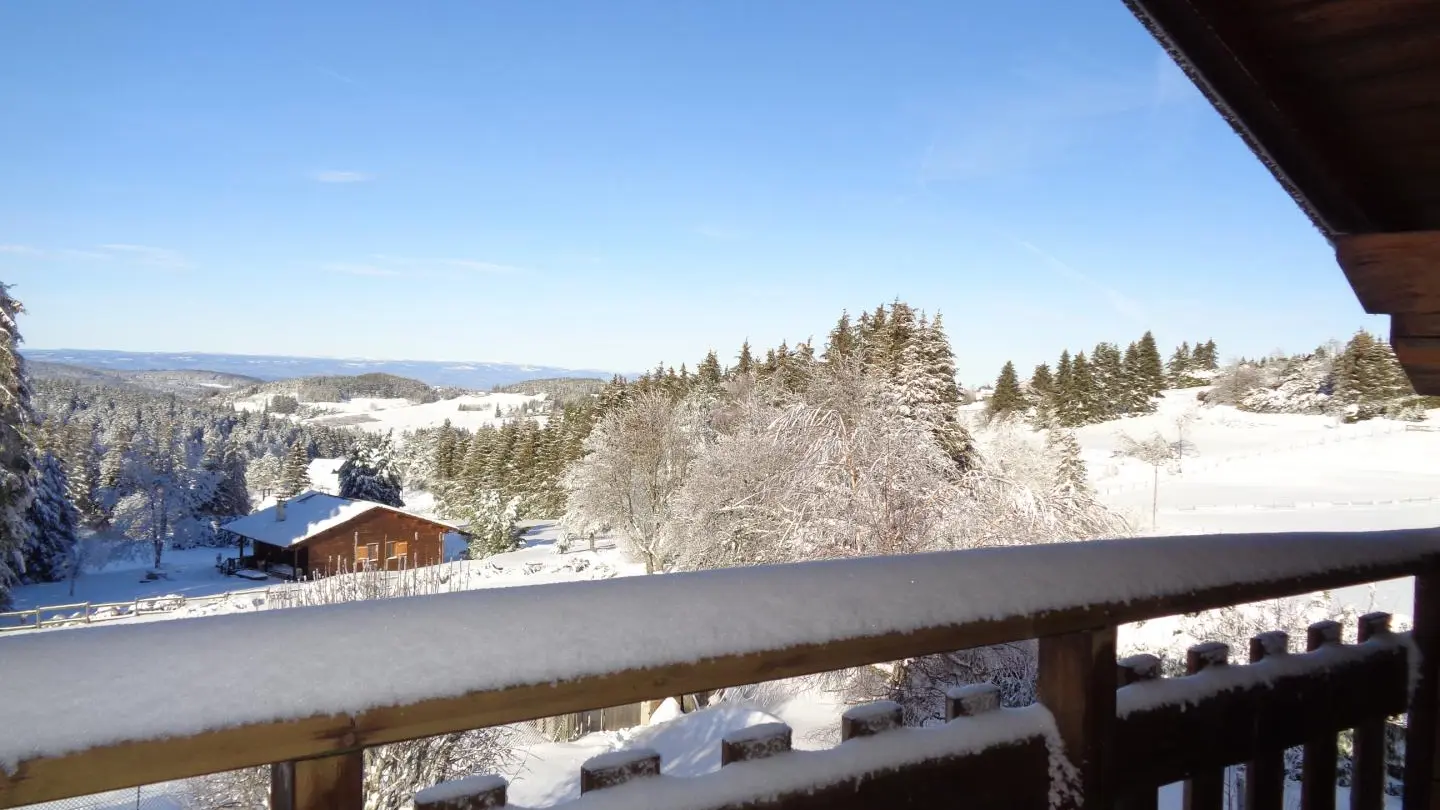 vue du balcon
