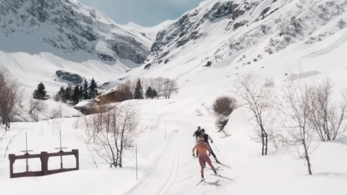 Ski de fond et biathlon avec Léna Arnaud à Val d'Isère