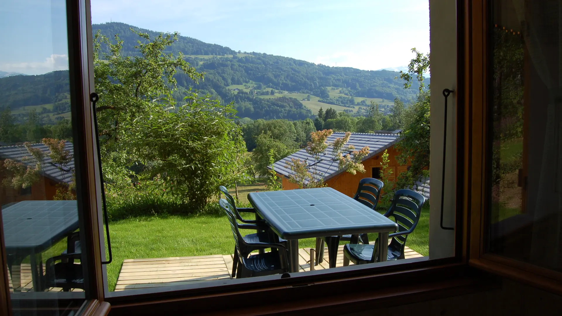 Terrasse en été