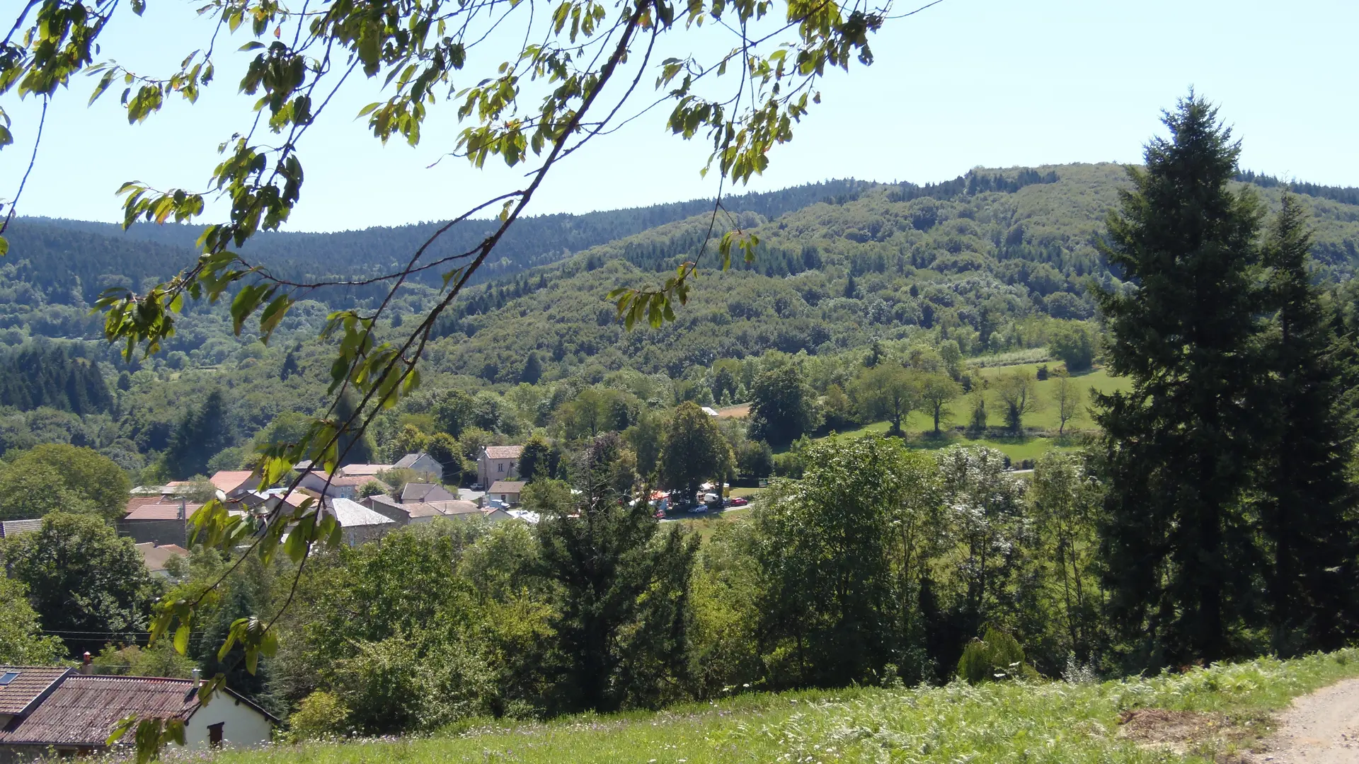 Vue sur le village