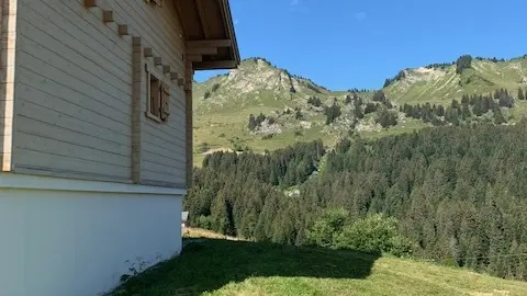 Vue du chalet
