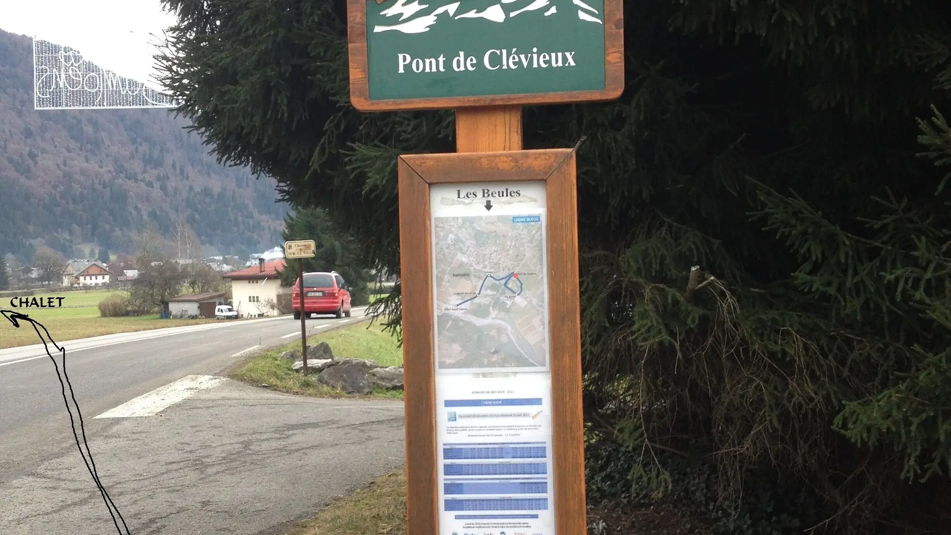 arret ski bus
