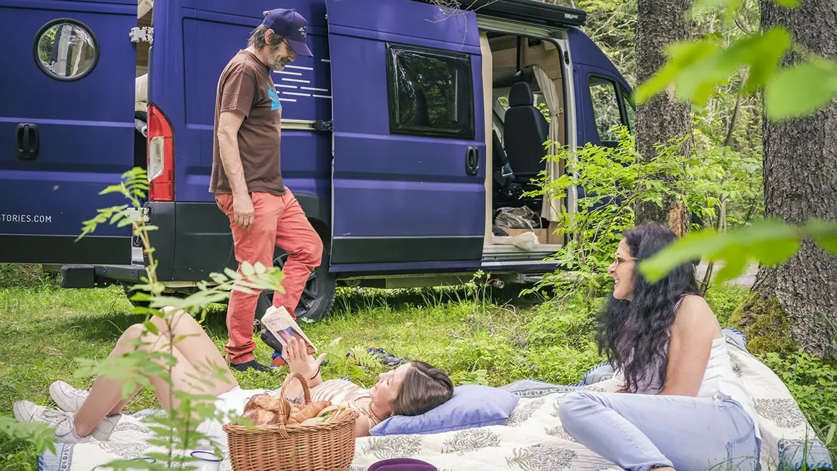 The Oberwild campervan outdoor