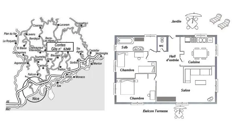 Gîte Le Grand-Le plan-Contes-Gîtes de France des Alpes-Maritimes