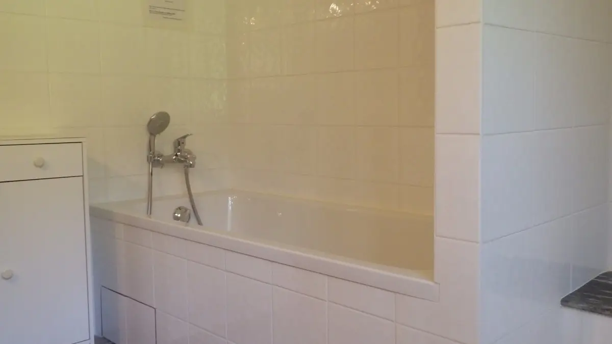 Salle de bain refaite dans chalet pour 6 personnes pouvant accueillir 8 personnes à St Gervais