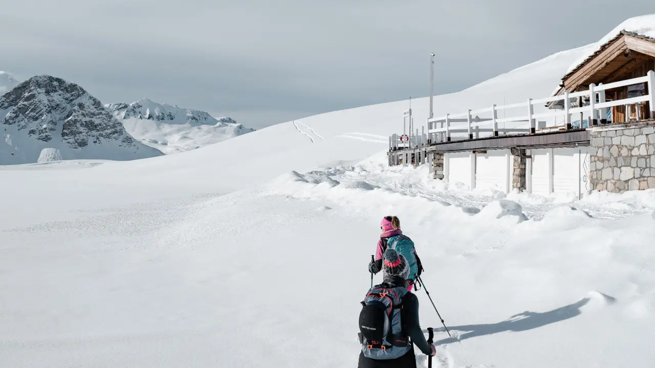 Piste ski de randonnée - Écureuil Val d'Isère