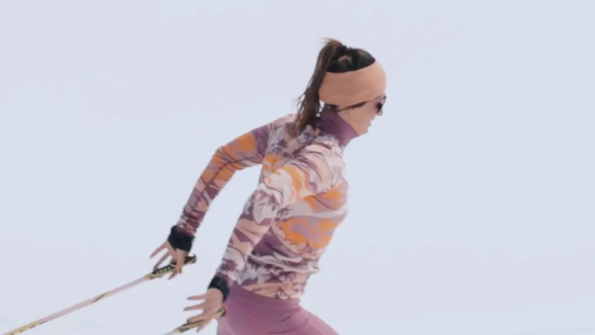 Ski de fond et biathlon avec Léna Arnaud à Val d'Isère