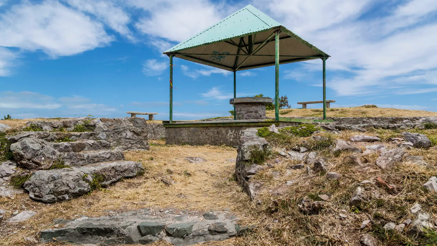 Remains of Fort Tereka in Noumea