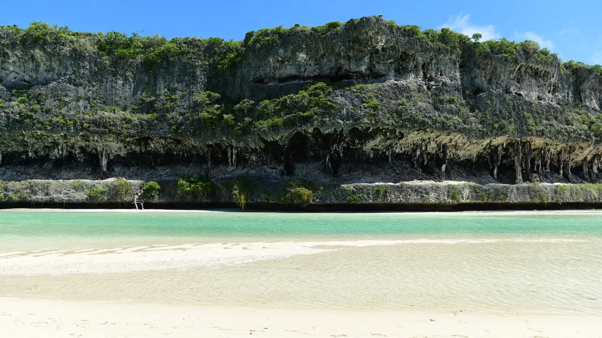 View of the cliffs