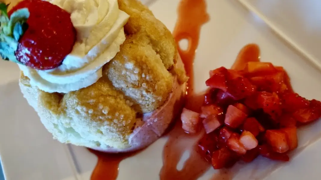 Présentation de dessert