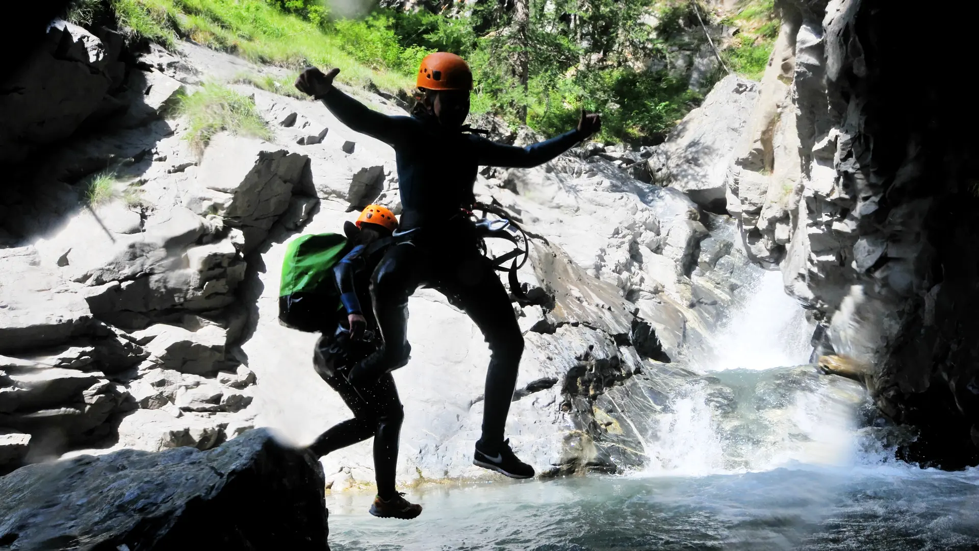 Canyon dans le torrent du Gâ au Chazelet - La Grave