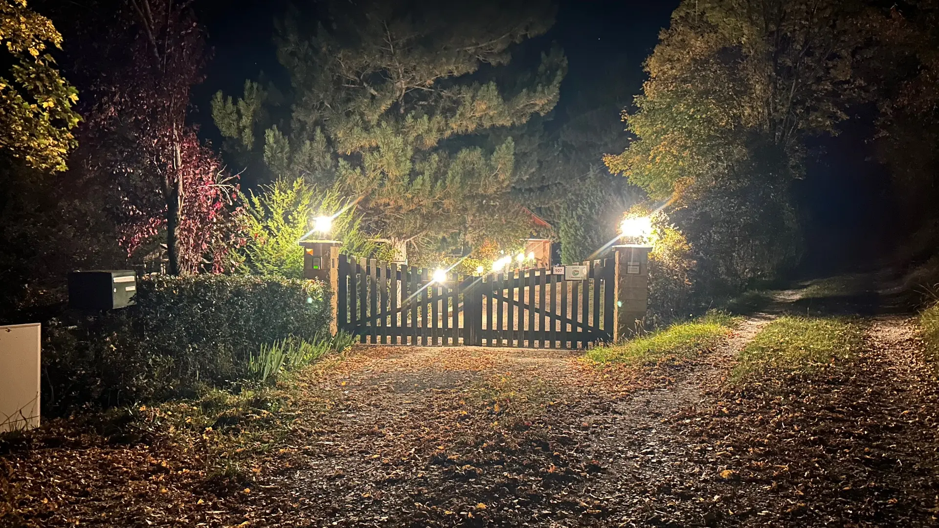 L'entrée est bien illuminée