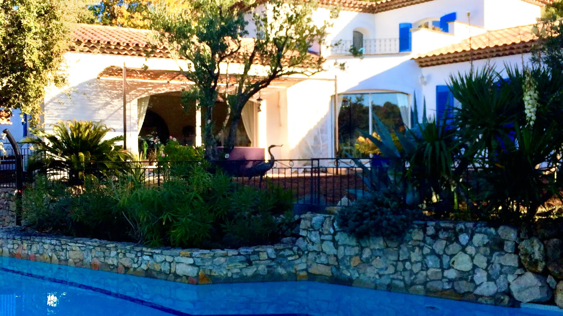 Vue extérieure maison-Piscine