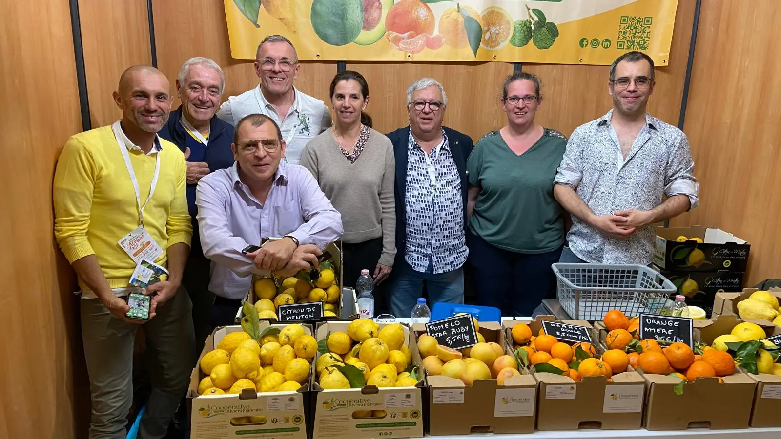 La Coopérative au Salon international de l'Agrume - Menton
