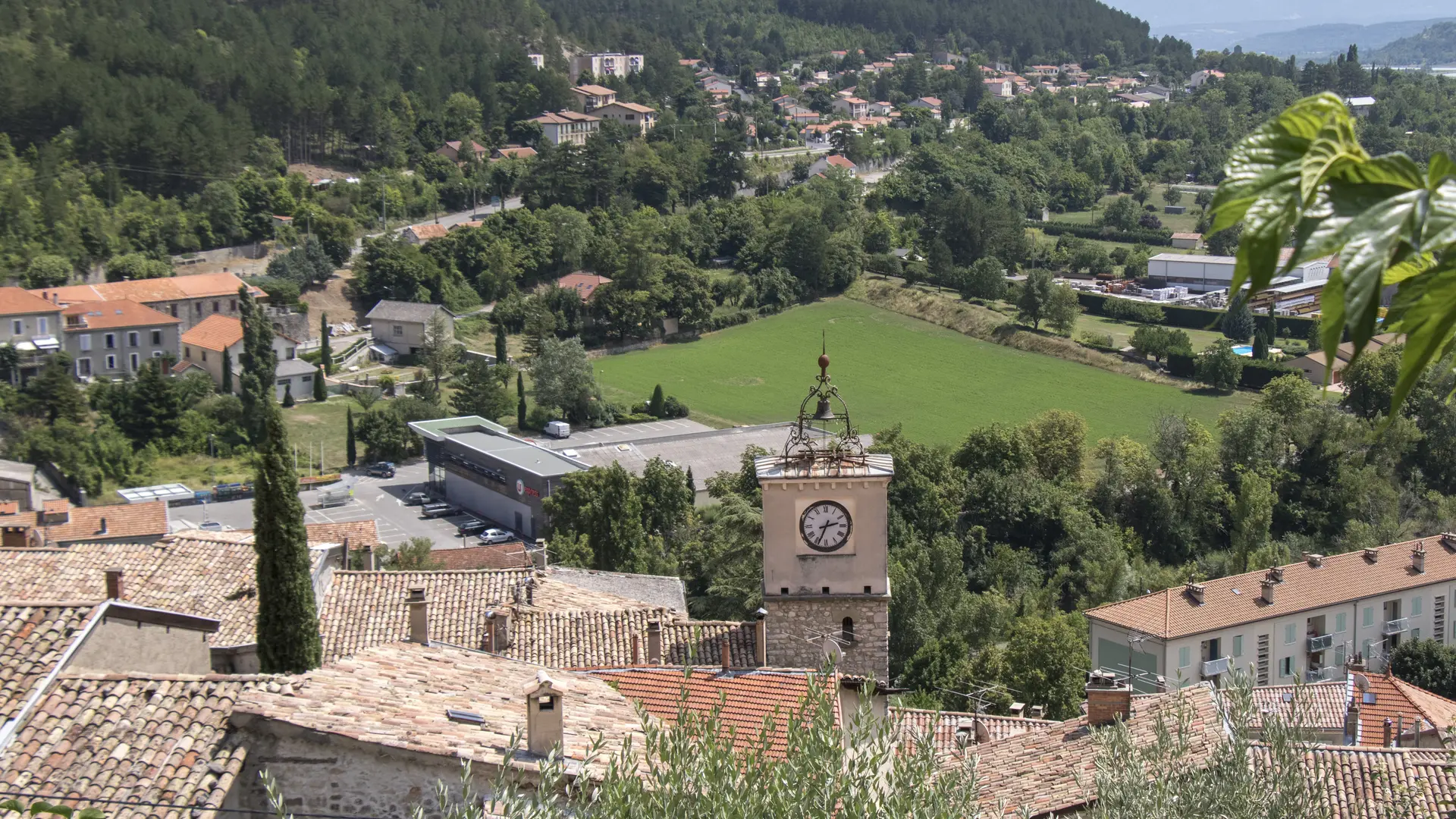 Vue sur le village