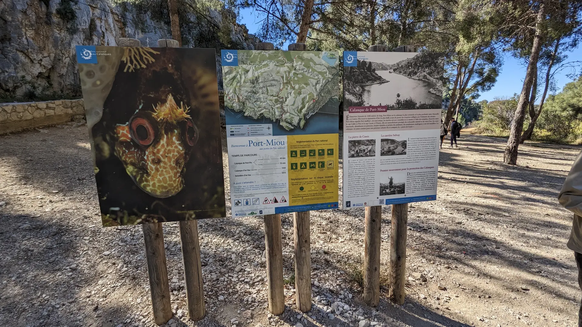 Panneau Port-Miou