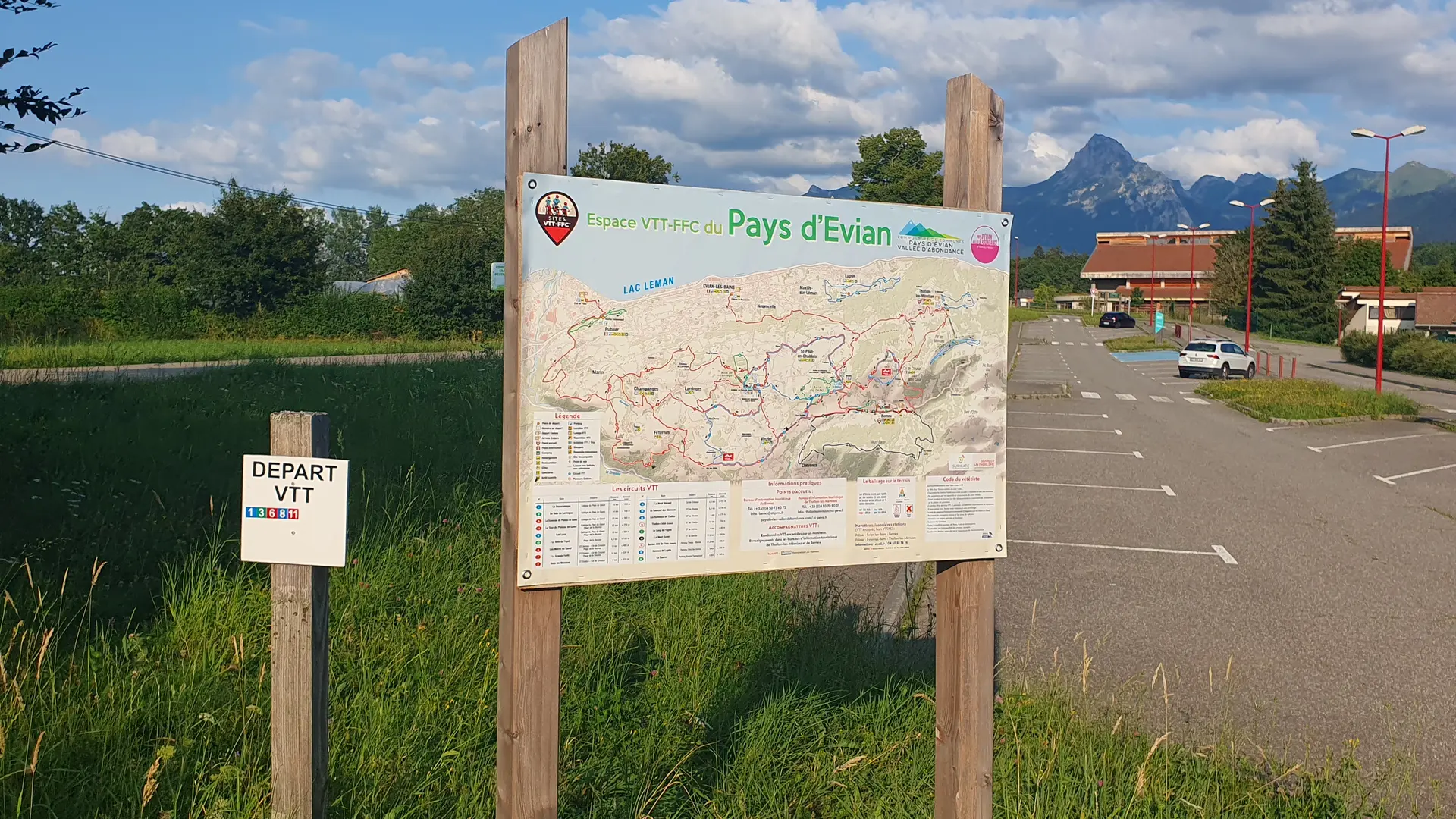 Départs VTT Collège du Gavot