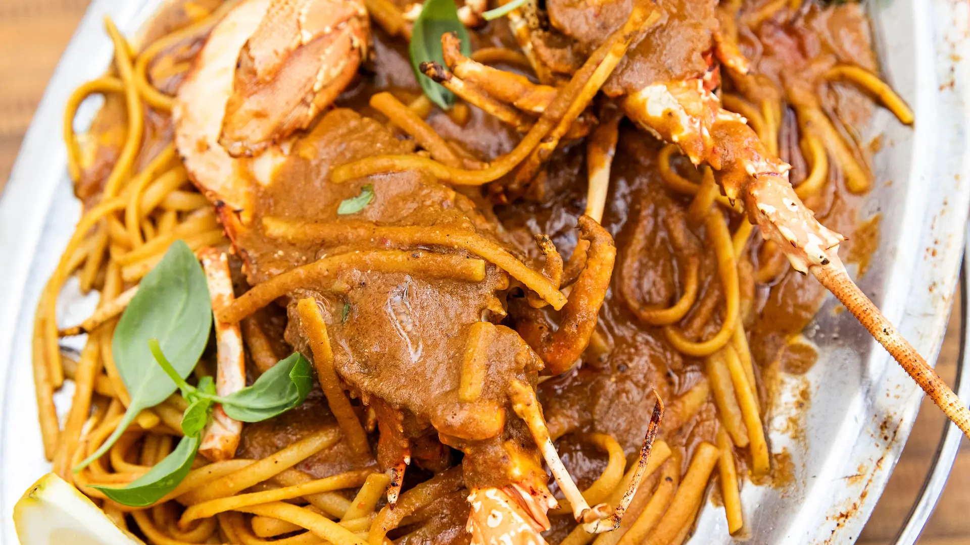 Pâtes à la langouste