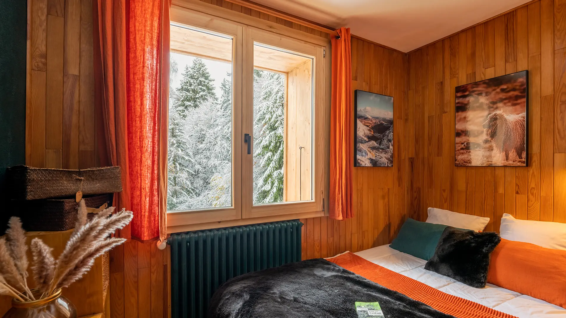 Chambre vue forêt