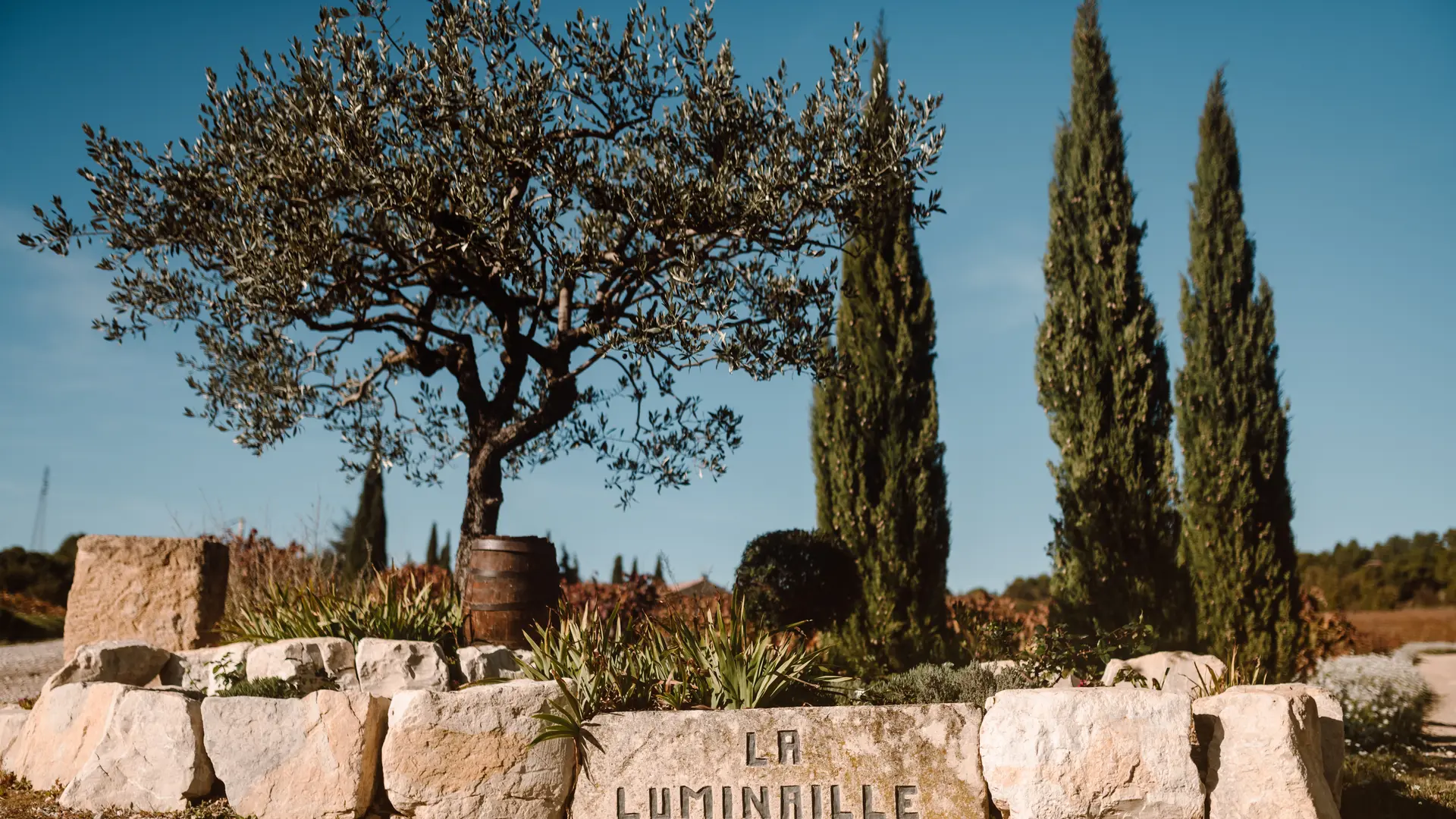 Entrée du Domaine la Luminaille