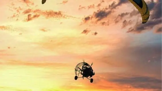 Baptême en paramoteur