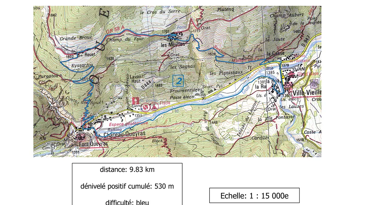 Boucle Ville-Vieille, Rouet, Château