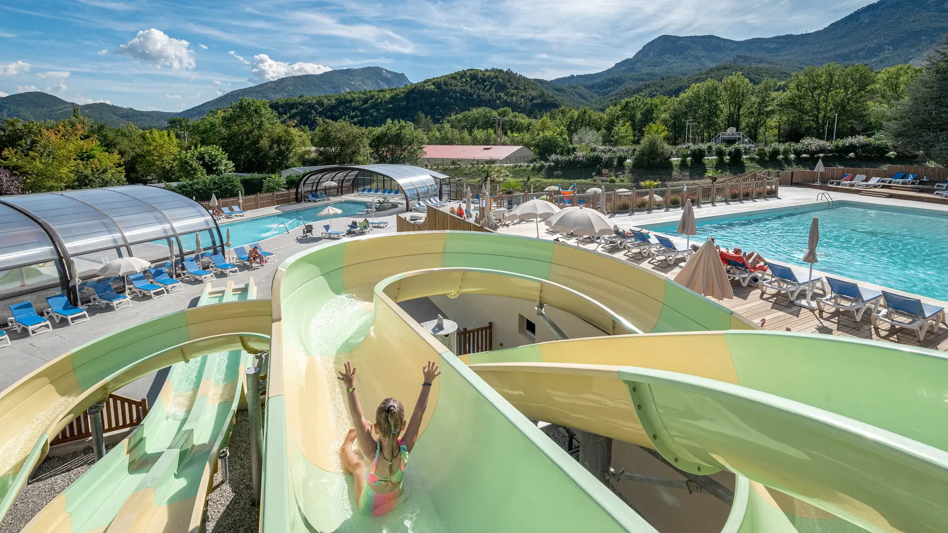 Toboggan aquatique