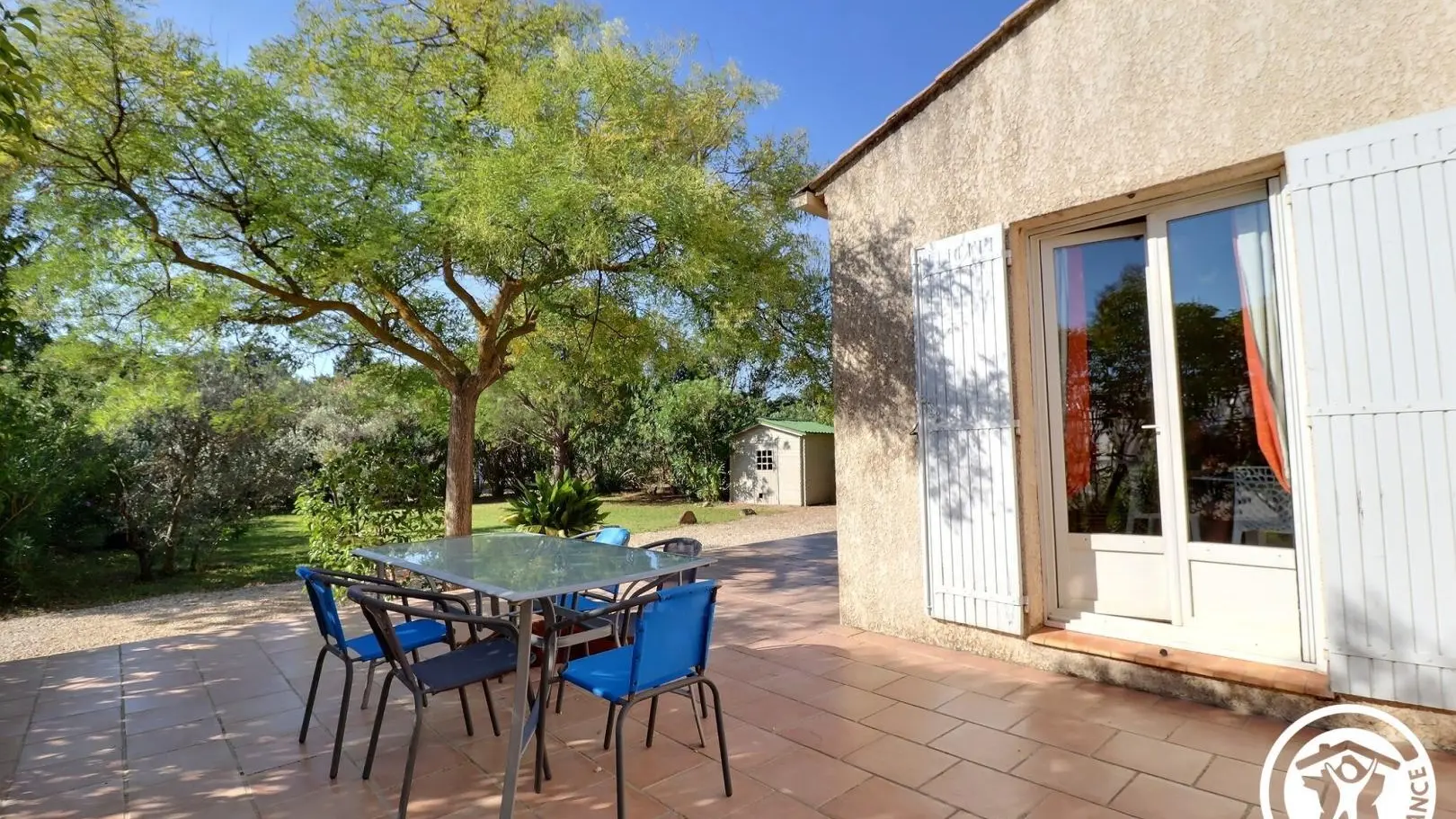 Terrasse ombragéé