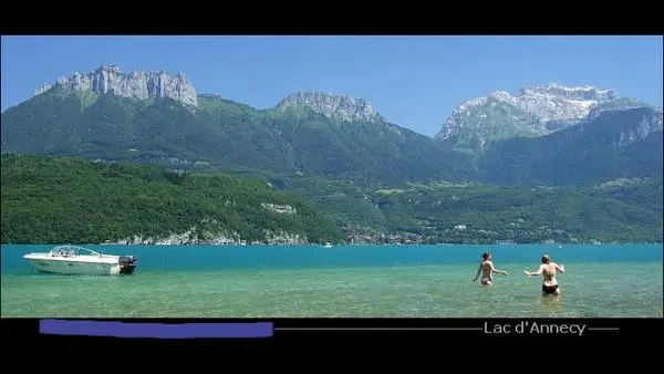 Annecy - Le Lac - plage d'Albigny