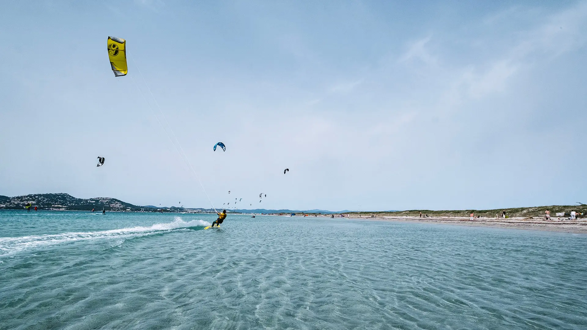 Kite surf à l'Almanarre