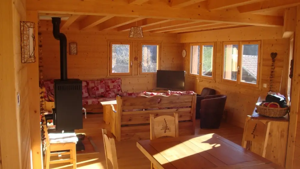 salon - Chalet du Bibrou - Les Villards-sur-Thônes, Haute-Savoie