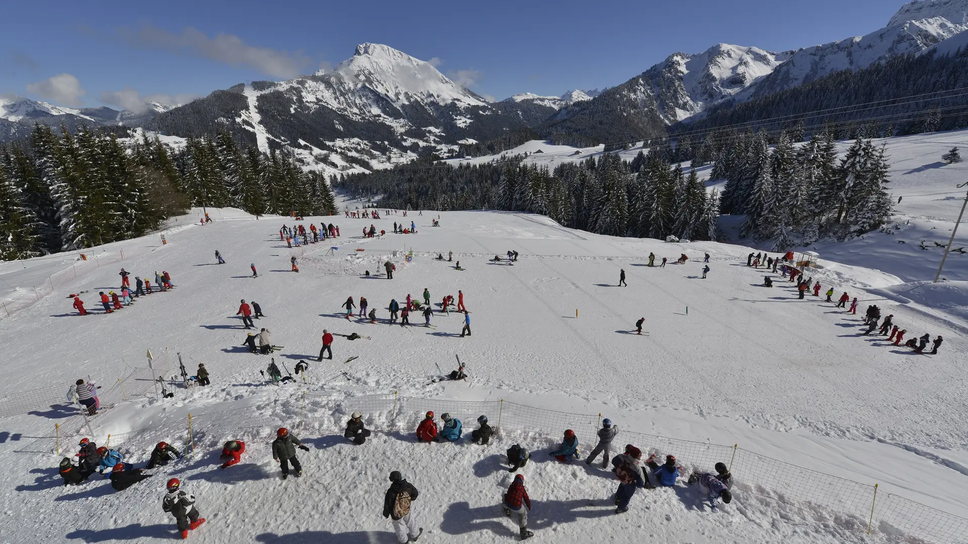 Pistes pour les skieurs débutants