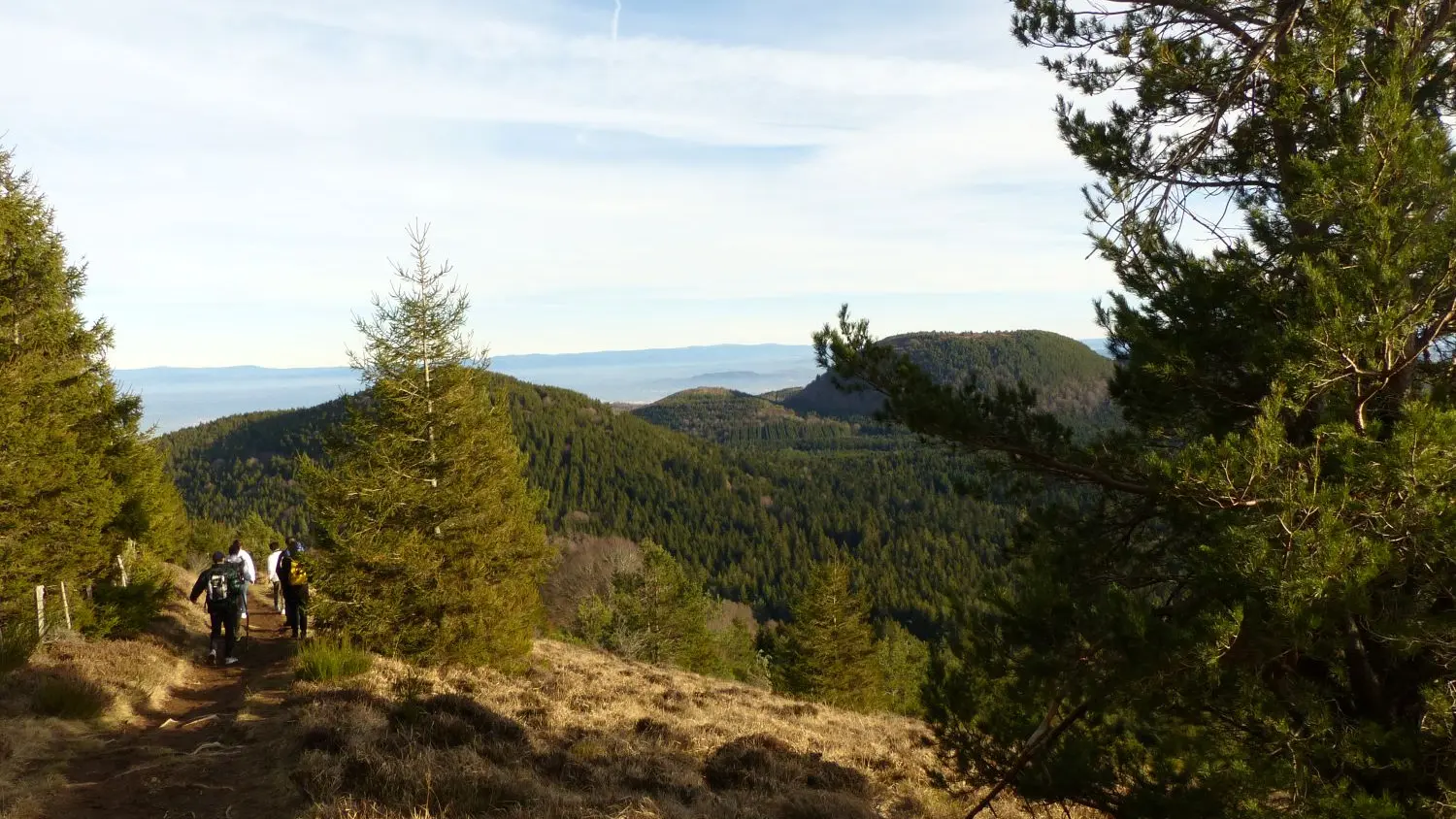 Randonnée en chaîne des puys