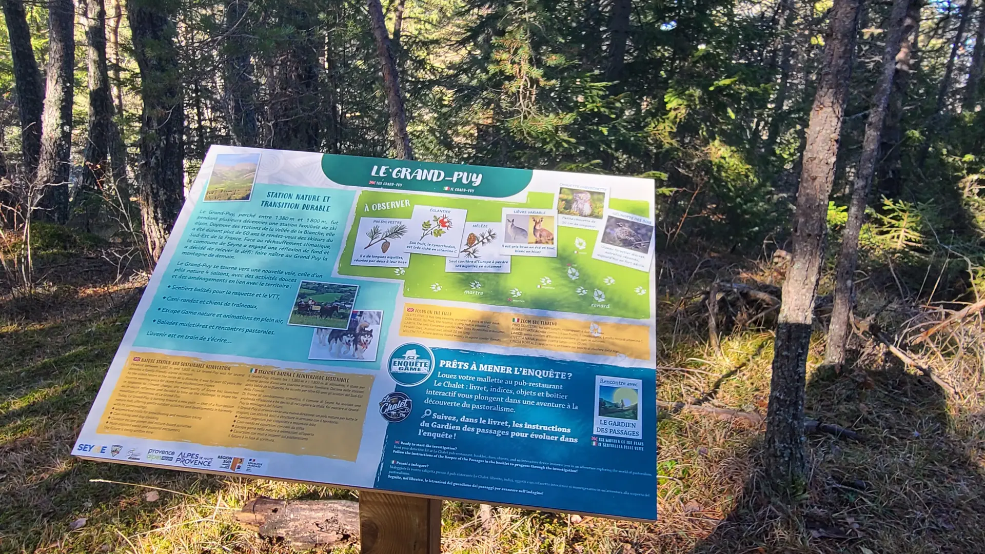 Enquête Game_le chalet_Seyne