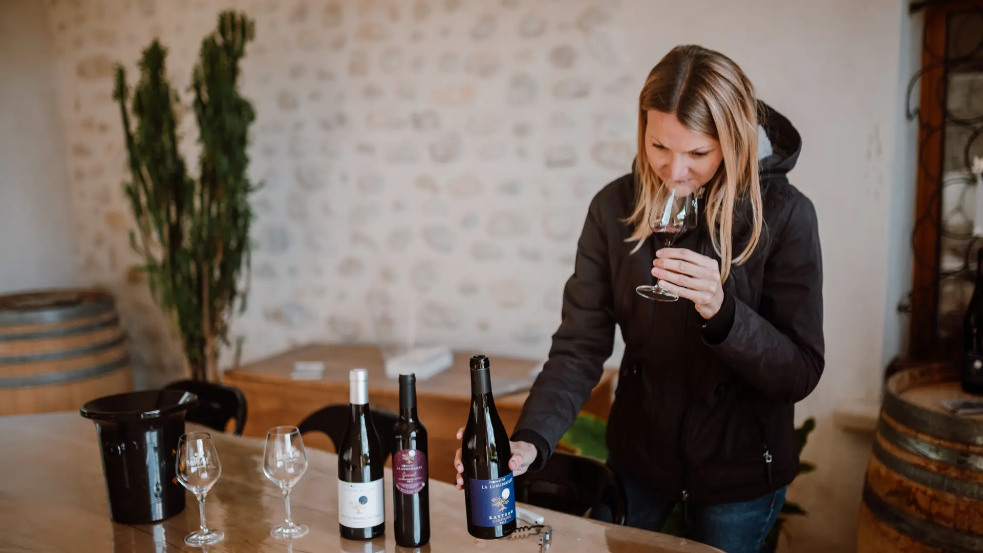 Dégustation au Domaine la Luminaille