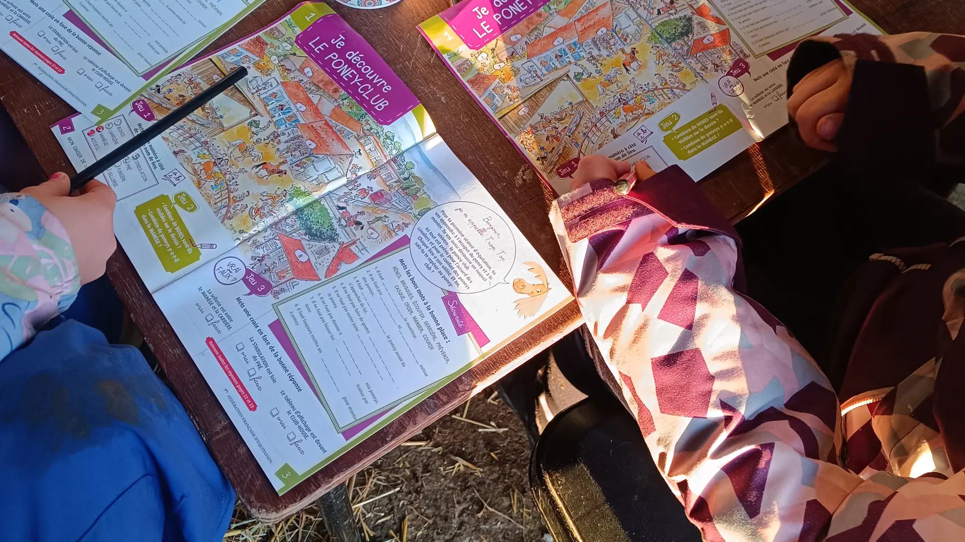 livret d'activité autour des poneys