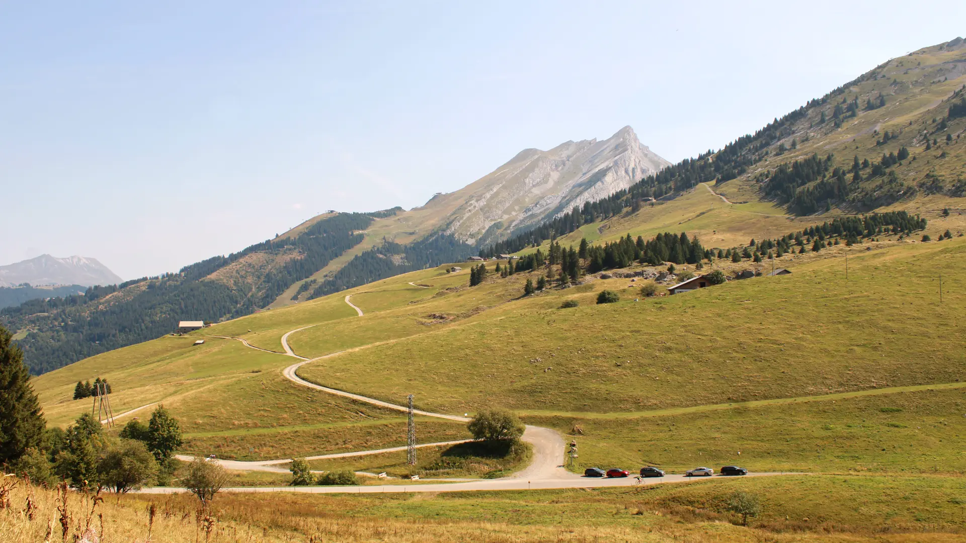 Vue sur la Chaîne des Aravis